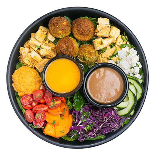 falafel grill tomato